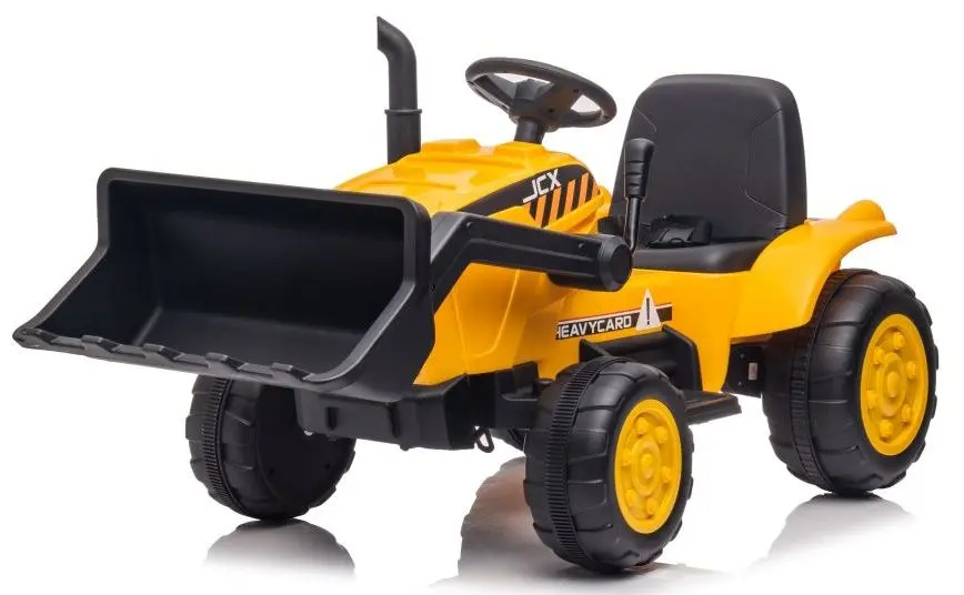 Tractor electric cu remorca Lean Cars S617 (Yellow) - 6