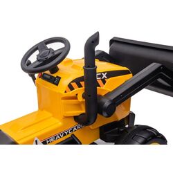 Tractor electric cu remorca Lean Cars S617 (Yellow) Thumb