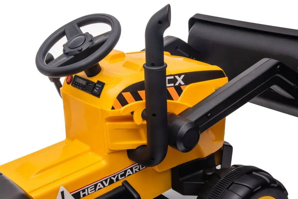 Tractor electric cu remorca Lean Cars S617 (Yellow) - 7