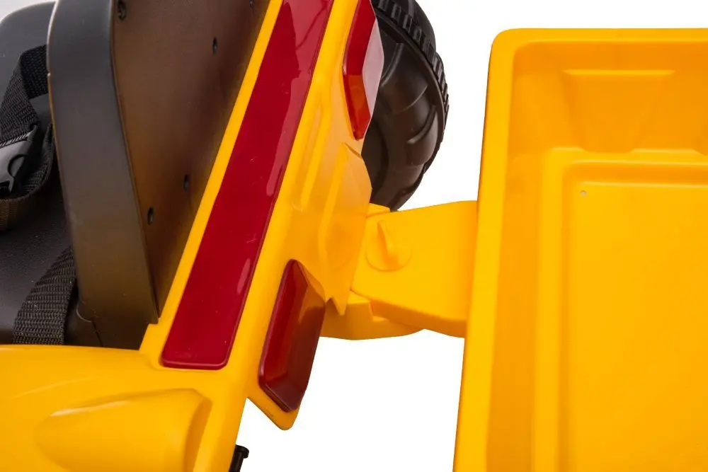 Tractor electric cu remorca Lean Cars S617 (Yellow) - 9