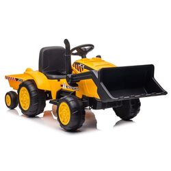 Tractor electric cu remorca Lean Cars S617 (Yellow) Thumb