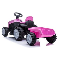 Tractor electric cu remorca Lean Cars TR1908T (Pink) Thumb