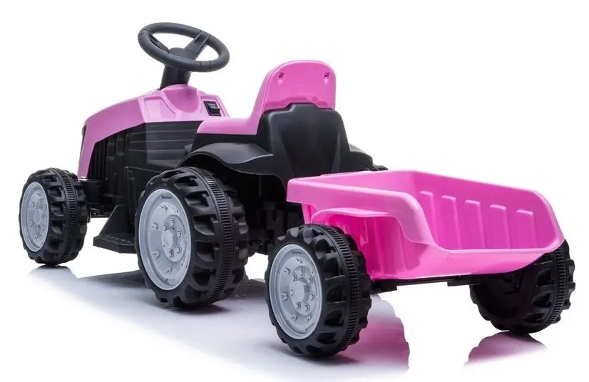 Tractor electric cu remorca Lean Cars TR1908T (Pink) - 4