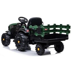Tractor electric cu remorca Lean Cars Traktor BDM0925 (Military Green) Thumb