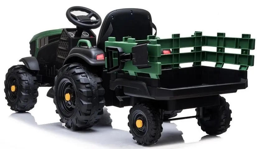 Tractor electric cu remorca Lean Cars Traktor BDM0925 (Military Green) - 3