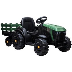 Tractor electric cu remorca Lean Cars Traktor BDM0925 (Military Green)