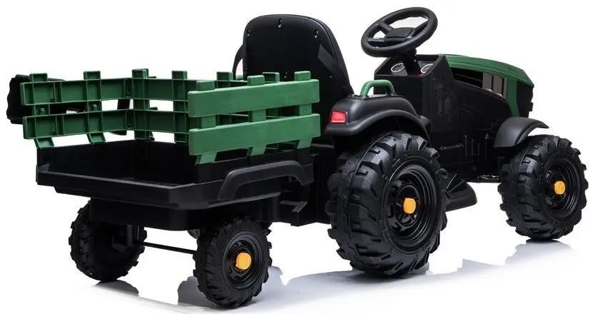 Tractor electric cu remorca Lean Cars Traktor BDM0925 (Military Green) - 4
