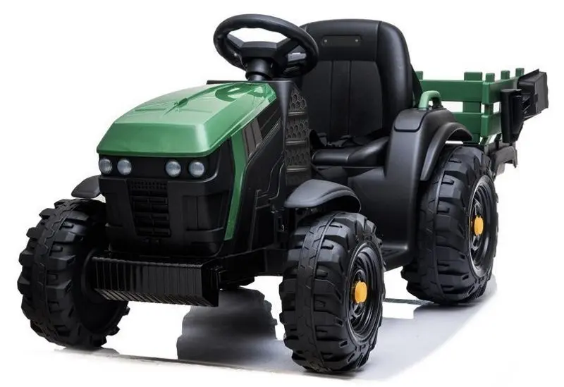 Tractor electric cu remorca Lean Cars Traktor BDM0925 (Military Green) - 6