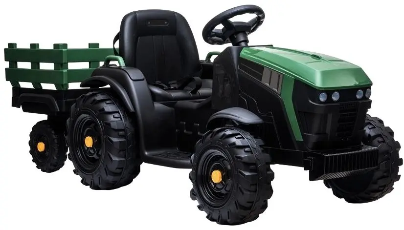 Tractor electric cu remorca Lean Cars Traktor BDM0925 (Military Green)