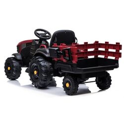 Tractor electric cu remorca Lean Cars Traktor BDM0925 (Red) Thumb