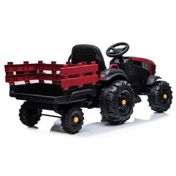 Tractor electric cu remorca Lean Cars Traktor BDM0925 (Red) Thumb
