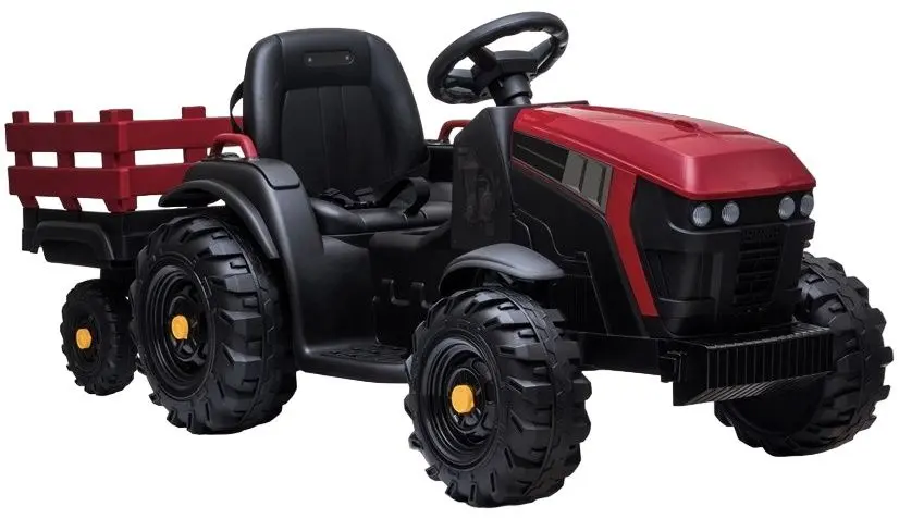 Tractor electric cu remorca Lean Cars Traktor BDM0925 (Red)