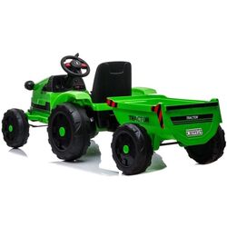 Электротрактор с прицепом Lean Cars Traktor CH9959 (Green) Thumb