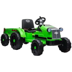 Электротрактор с прицепом Lean Cars Traktor CH9959 (Green)