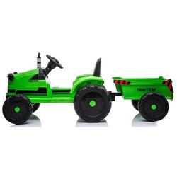 Электротрактор с прицепом Lean Cars Traktor CH9959 (Green) Thumb
