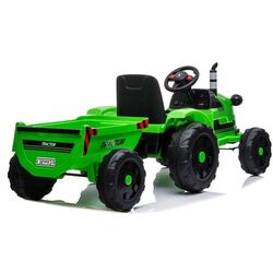 Электротрактор с прицепом Lean Cars Traktor CH9959 (Green) Thumb