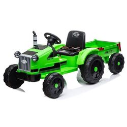 Электротрактор с прицепом Lean Cars Traktor CH9959 (Green) Thumb