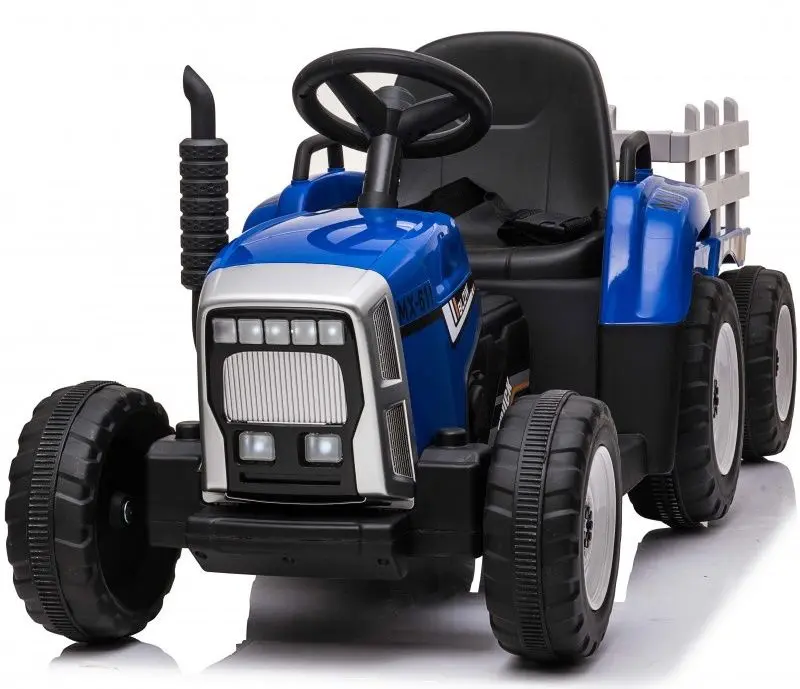 Tractor electric cu remorca Lean Cars XMX611 (Blue)