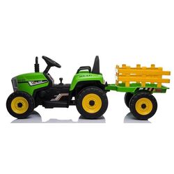 Tractor electric cu remorca Lean Cars XMX611 (Green) Thumb