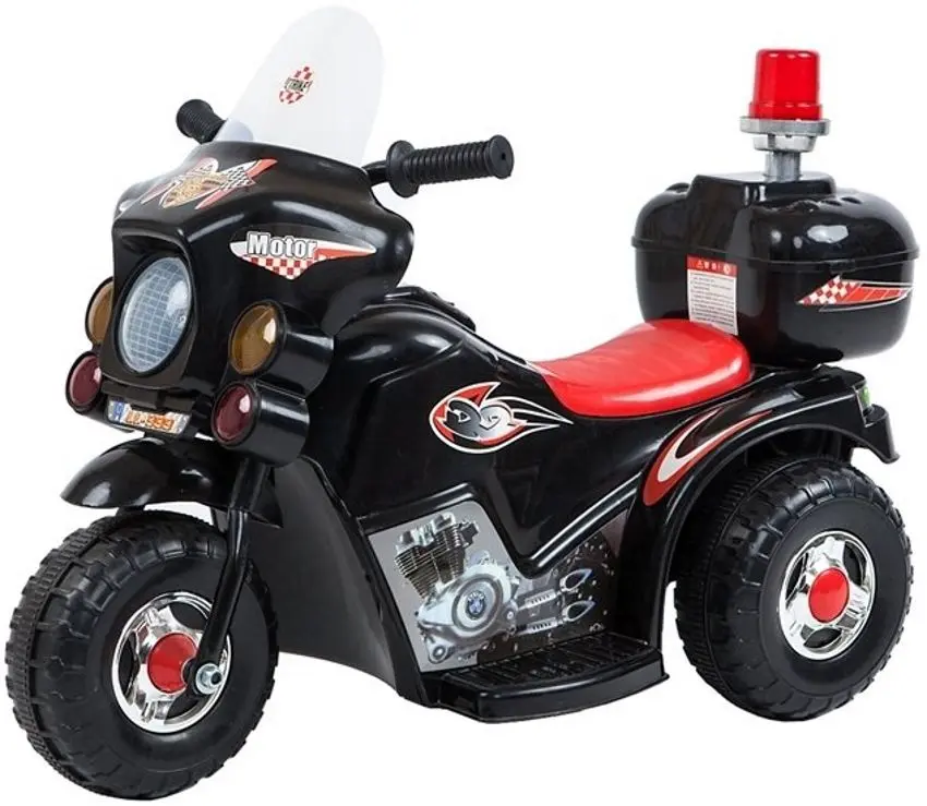 Motocicleta electrica LeanToys LL999 (Black/Red) - 3