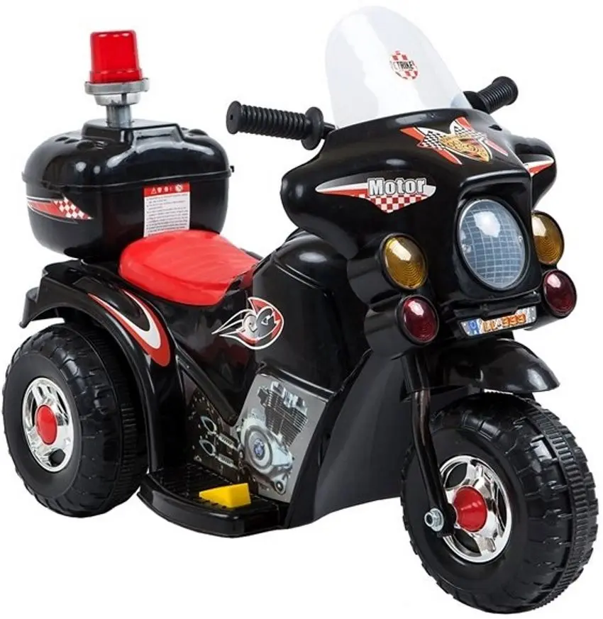 Motocicleta electrica LeanToys LL999 (Black/Red)