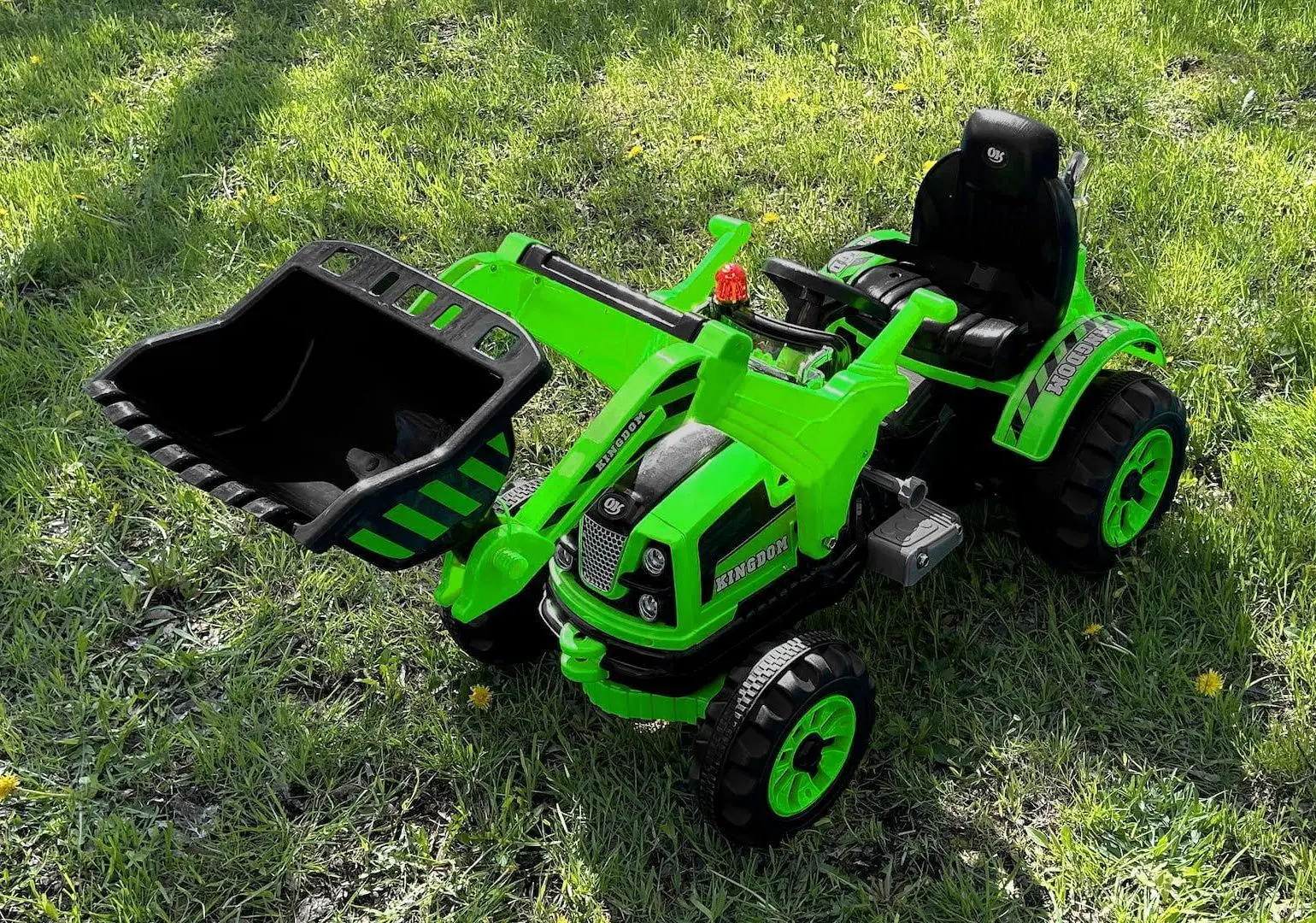 Tractor electric Lean Toys 3404 (Green) - 2