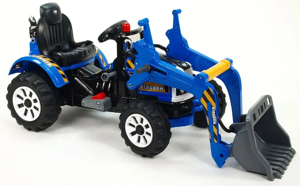 Tractor electric excavator cu cupa Lean Toys JS328 (Blue) - 2