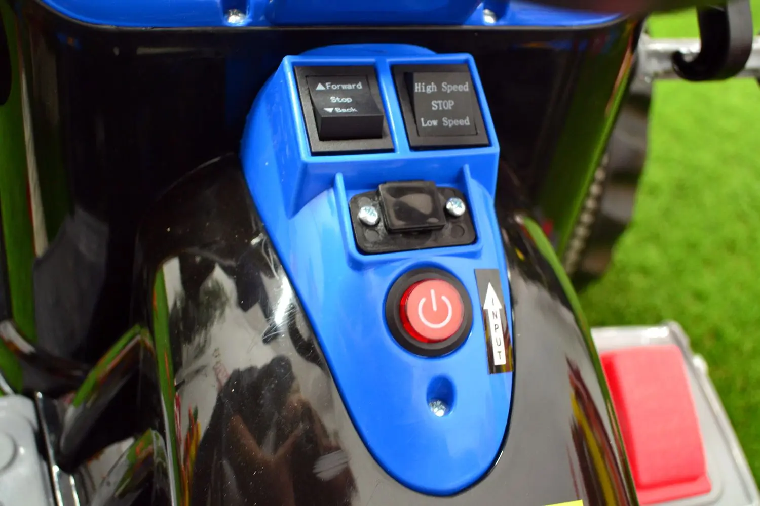 Tractor electric excavator cu cupa Lean Toys JS328 (Blue) - 14