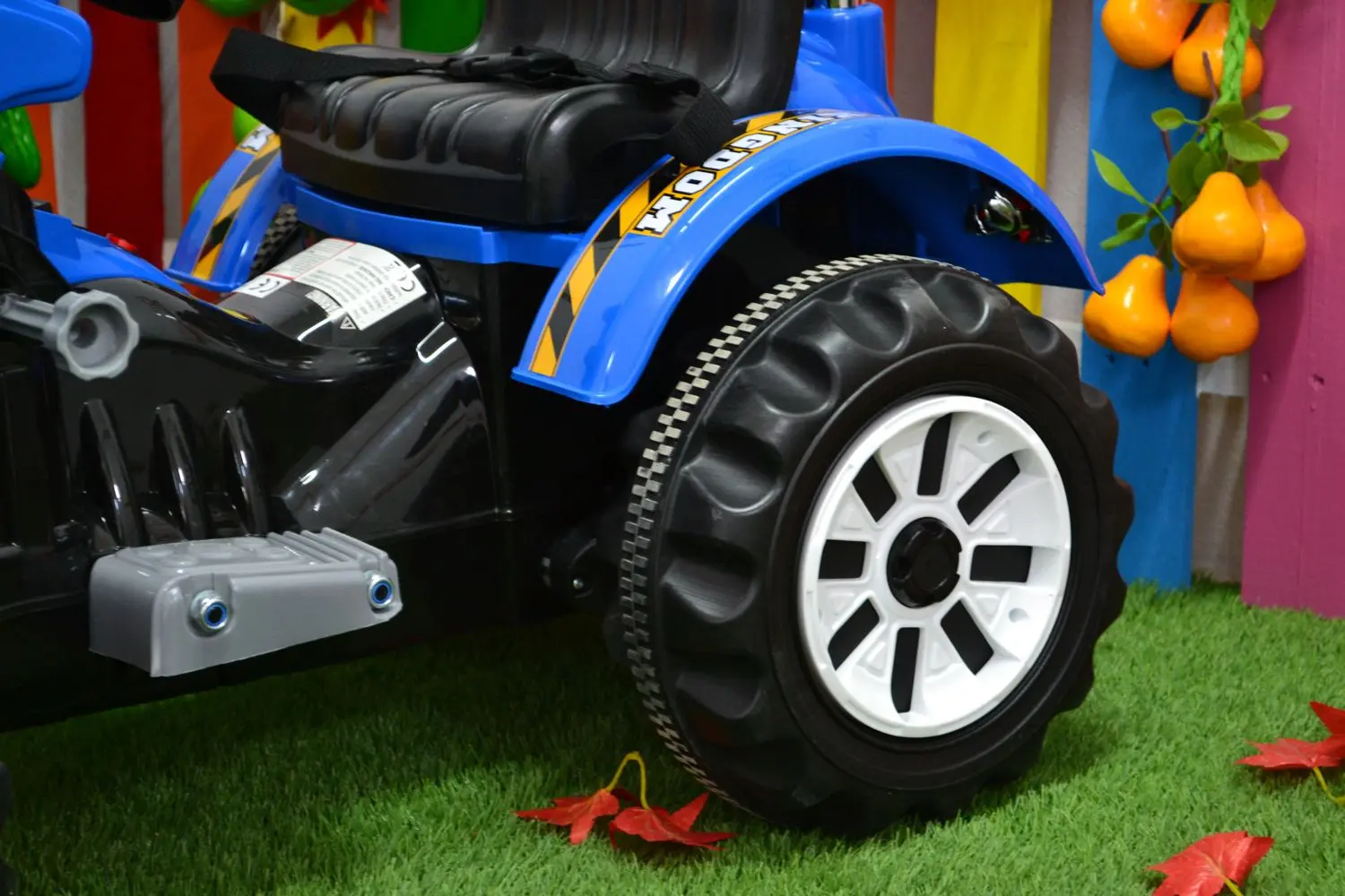 Tractor electric excavator cu cupa Lean Toys JS328 (Blue) - 15