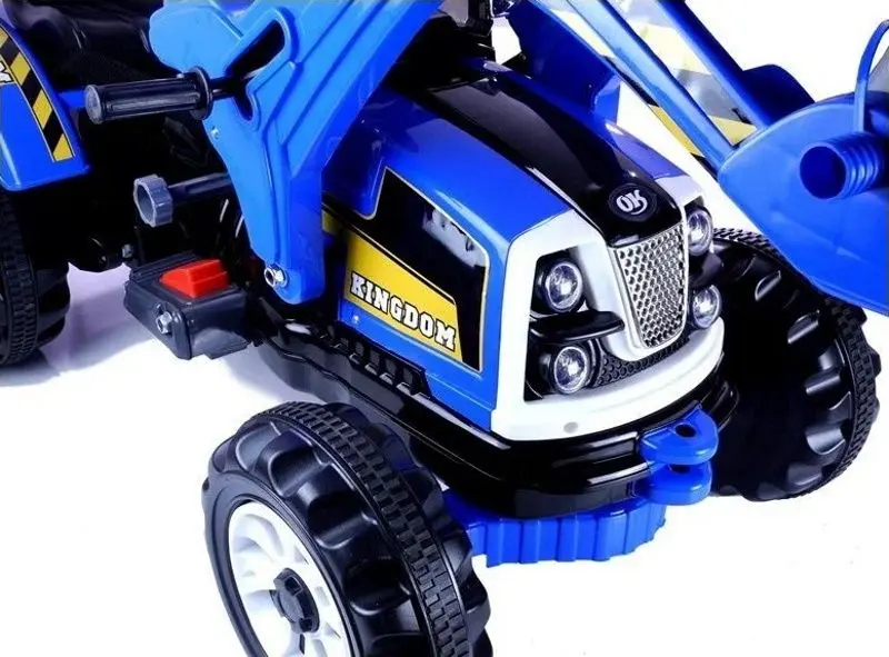 Tractor electric excavator cu cupa Lean Toys JS328 (Blue) - 3