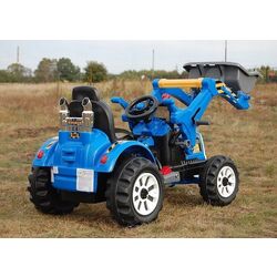 Tractor electric excavator cu cupa Lean Toys JS328 (Blue) Thumb
