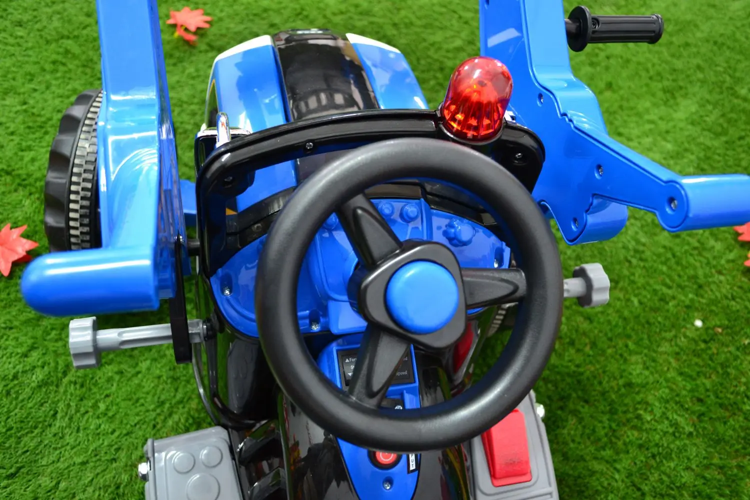 Tractor electric excavator cu cupa Lean Toys JS328 (Blue) - 7