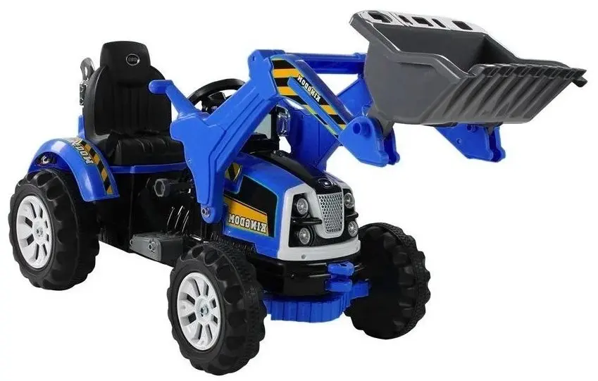 Tractor electric excavator cu cupa Lean Toys JS328 (Blue)