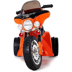 Электромотоцикл Lean Cars Chopper JT Police (Orange) Thumb