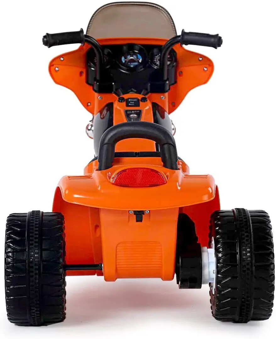 Электромотоцикл Lean Cars Chopper JT Police (Orange) - 4