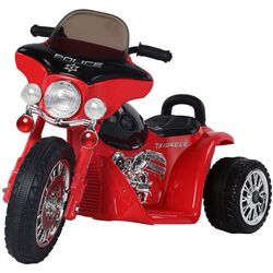 Электромотоцикл Lean Cars Chopper JT Police (Red)