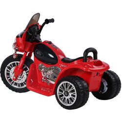 Электромотоцикл Lean Cars Chopper JT Police (Red) Thumb