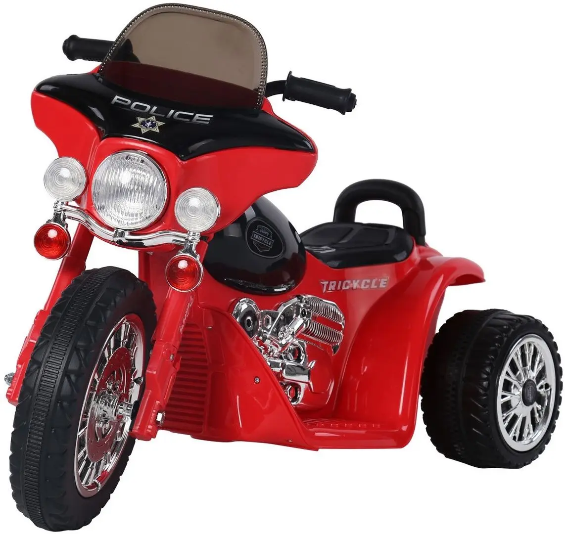 Электромотоцикл Lean Cars Chopper JT Police (Red)