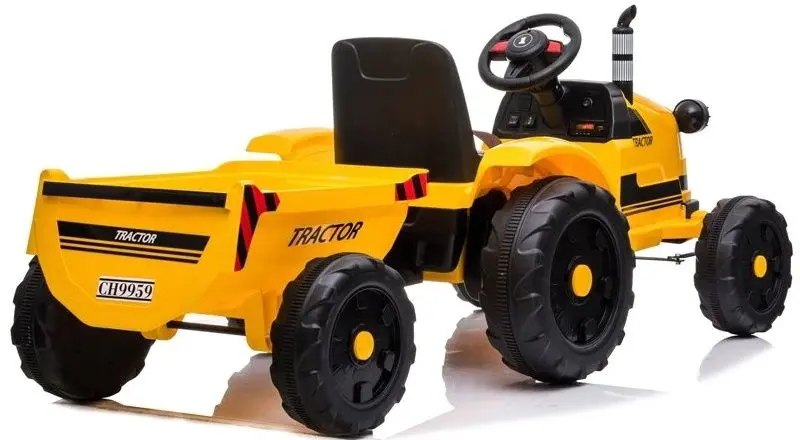Трактор с прицепом Lean Cars 5908275991380 (Yellow) - 3