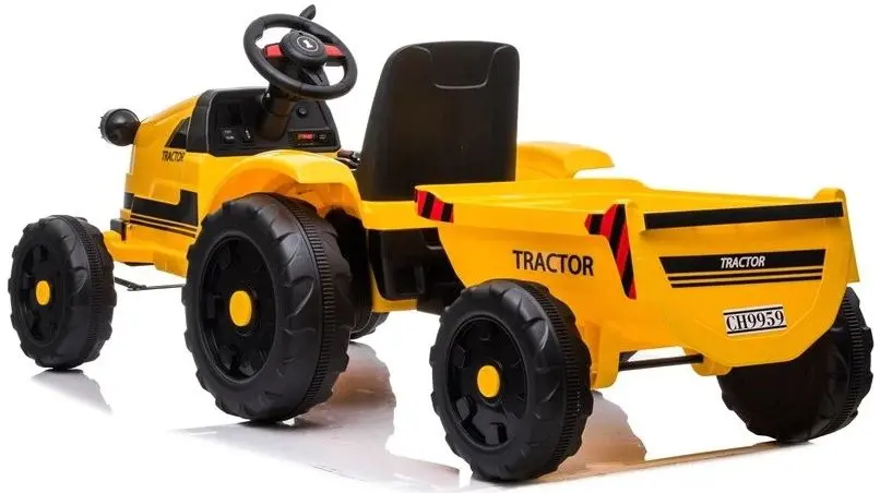 Трактор с прицепом Lean Cars 5908275991380 (Yellow) - 4