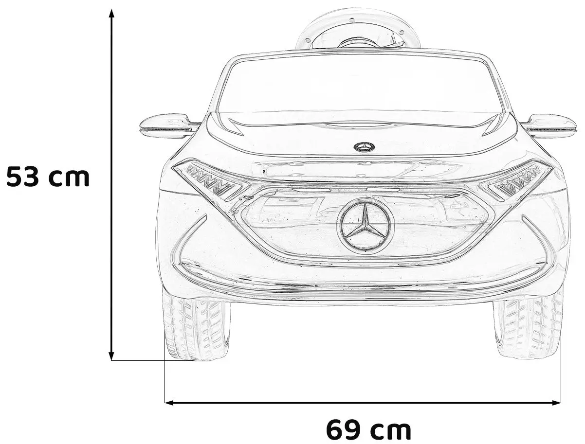Masinuta electrica Ramiz Mercedes-Benz AMG EQA (White)