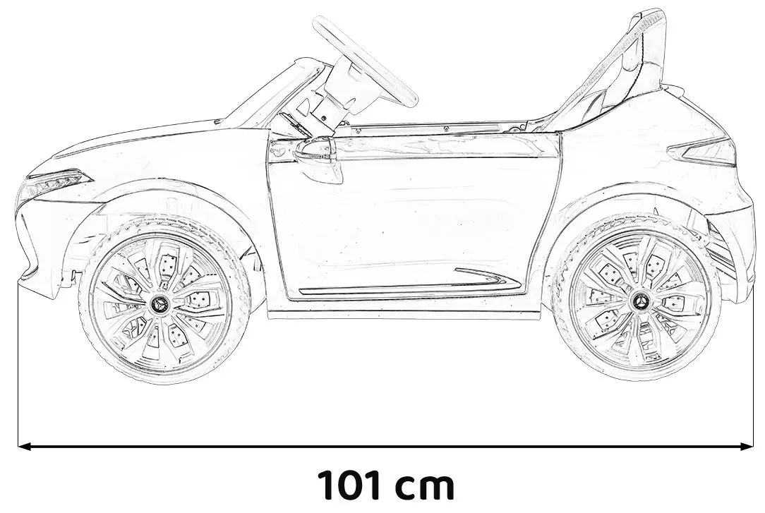 Masinuta electrica Ramiz Mercedes-Benz AMG EQA (White)
