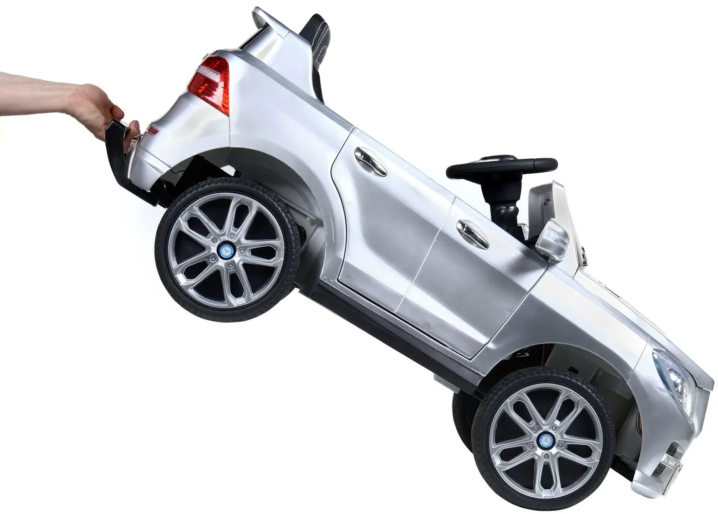 Электромобиль FunFit Kids Mercedes-Benz ML350 (Silver) - 4