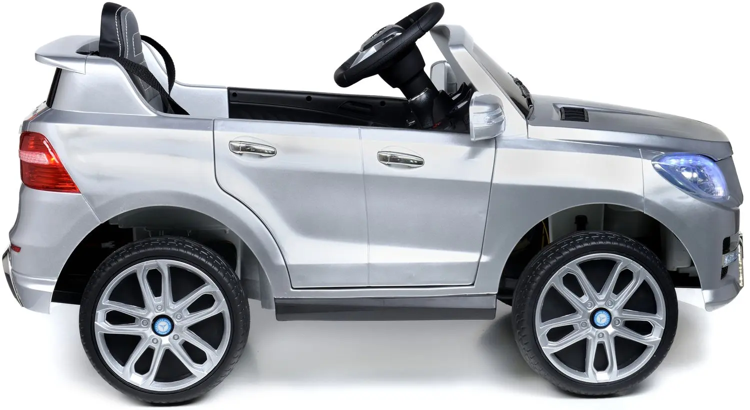 Электромобиль FunFit Kids Mercedes-Benz ML350 (Silver) - 12