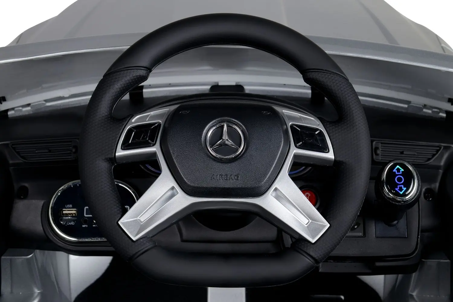 Электромобиль FunFit Kids Mercedes-Benz ML350 (Silver) - 8