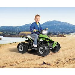 Электроквадроцикл Peg-Perego Corral T- Rex (Green/Black) Thumb