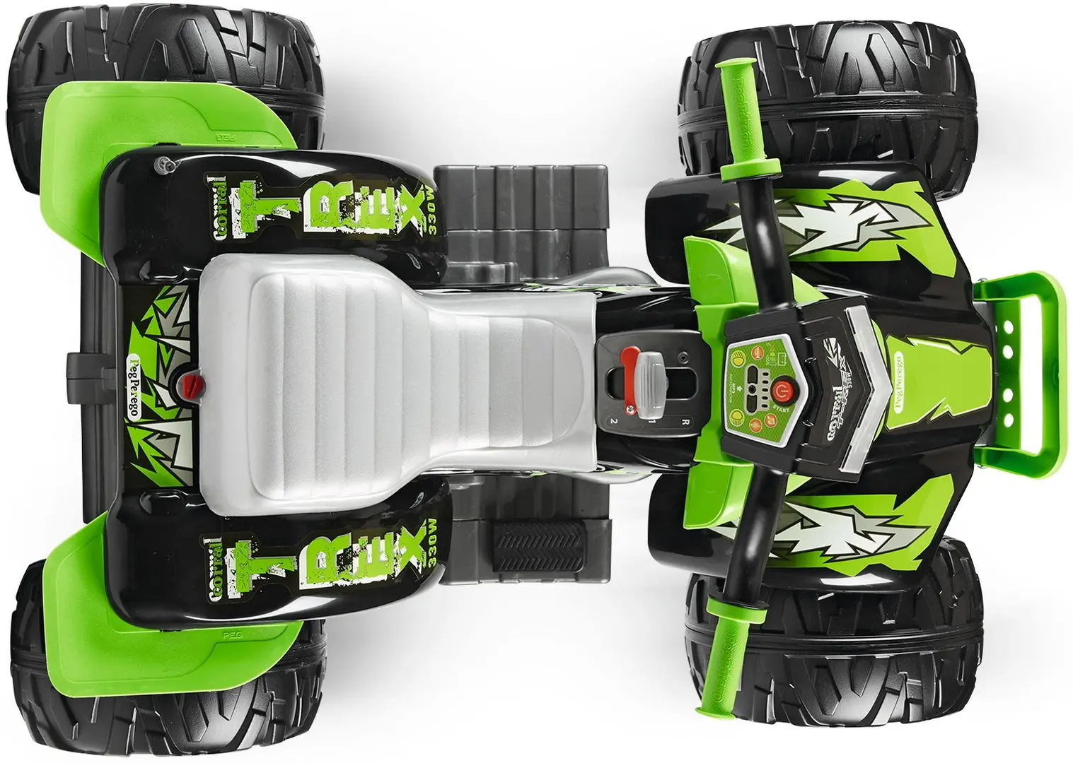 Электроквадроцикл Peg-Perego Corral T- Rex (Green/Black) - 6
