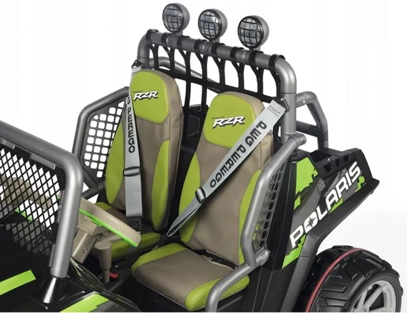 Электромобиль Peg Perego Polaris Ranger RZR (Green/Black) - 7