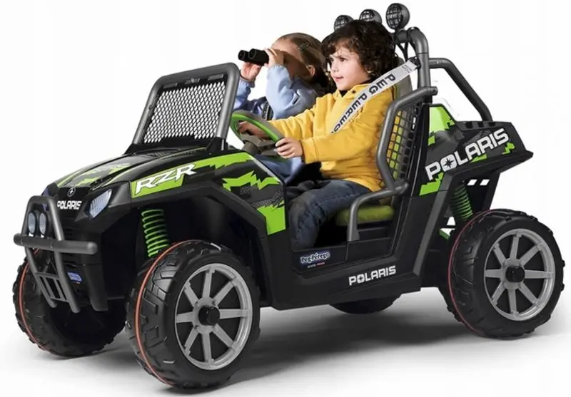 Электромобиль Peg Perego Polaris Ranger RZR (Green/Black) - 2