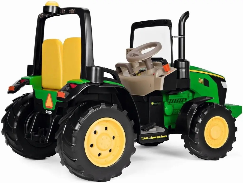Tractor electric Peg Perego John Deere Dual Force (Green/Yellow) - 2